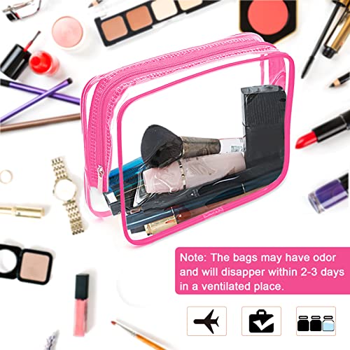 6 Packs Clear Makeup Bags