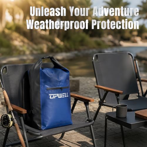 20L Waterproof Dry Bag Boating Backpack for Travel Hiking Camping Kayaking Hiking Swimming Floating Submersible Dry Bag Deep blue