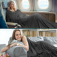 Travel Blanket Airplane Compact with Bag Lightweight