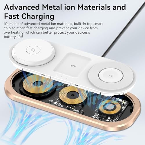 3 in 1 Fast Wireless Charger Stand for iPhone