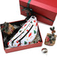 Large White Christmas Fanny Pack with 4