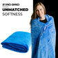 Lightweight Airplane & Travel Blanket with Foot Pockets