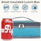 Small Insulated Lunch box Portable Soft Bag Mini Cooler Thermal Meal Tote Kit with Handle for Work & School