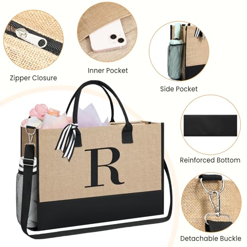 Personalized Initial Tote Bag