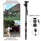 Z688 Travel Camera Tripod Aluminum Alloy Portable Monopod with Ball Head ann Carrying Bag for Canon Nikon Sony DSLR Camera