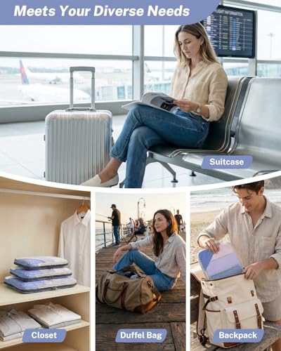Compression Packing Cubes for Travel (10 Count)
