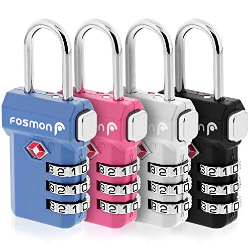 TSA Accepted Luggage Locks (4 Count)