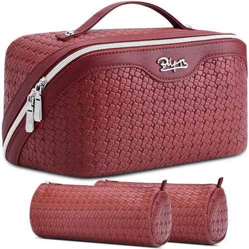 Travel Makeup Bag Cosmetic Bags for Women (3 Count)