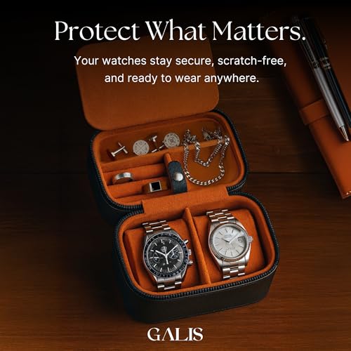 Luxury Watch Travel Case for Men High End Portable 2