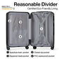 Luggage Sets 3 piece Carry On Luggage with Wheels PC Hard Shell Suitcases Lightweight Checked Travel Luggage Large Travel Suitcase Woman Men 20 (3 Count)