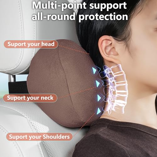 Car Neck Pillow Seat Ergonomic Design Memory Foam