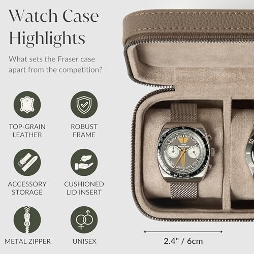 Luxury Leather Watch Box Unisex