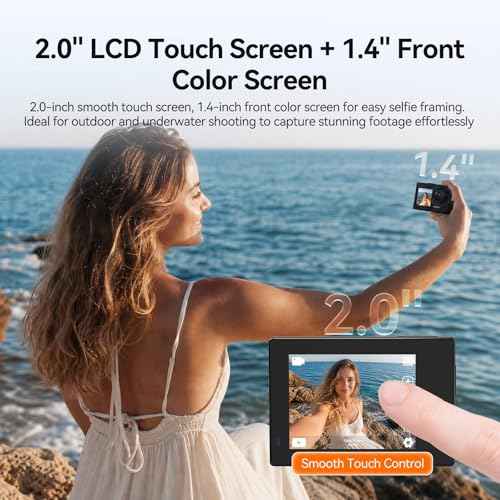 SVGo2 4K 30fps Action Camera Snorkeling Kit with Floating Hand Grip