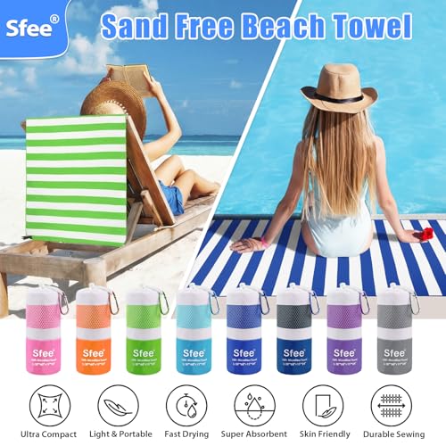 2 in 1 Microfiber Beach Towel
