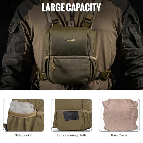 Binocular Harness with Rain Cover for Hunting Hiking Shooting