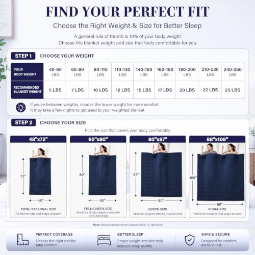King Size Weighted Blanket for Adults 20lbs