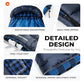 Cotton Flannel XXL Cold Weather Sleeping Bags for Adults Big and Tall