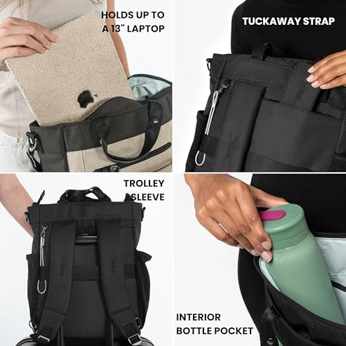 Soleil Anti Theft Convertible Backpack Tote
