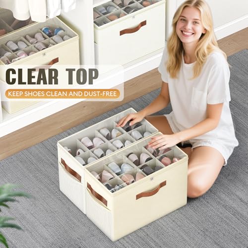 2 Pack Shoe Organizer for Closet