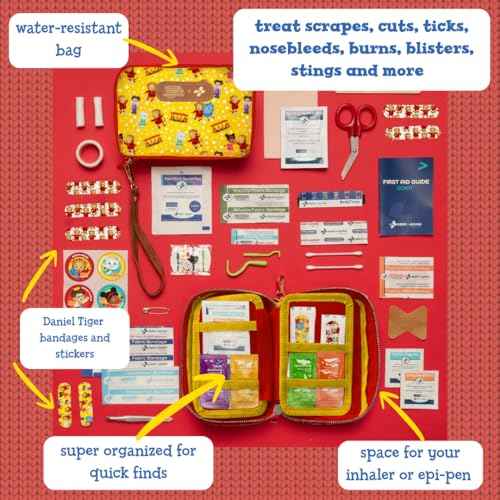 KeepGoing Daniel Tiger’s Travel First Aid Kit for Kids