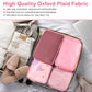 2 Packs 6 Set Travel Packing Cubes Luggage Organizer Set Lightweight Suitcase with Shoe Bag for Clothes Toiletries (2 Count)
