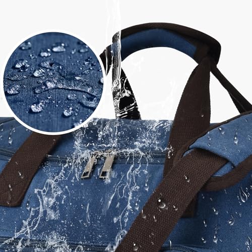 60L Canvas Duffle Bag for Men