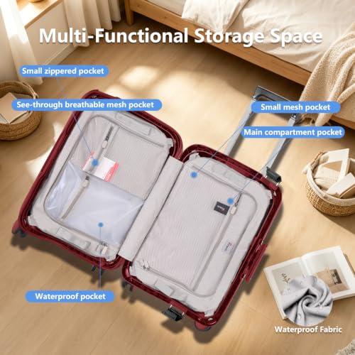 Zipperless Luggage Set 2 Pieces (2 Count)