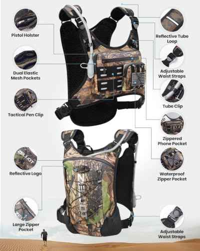 Running Vest with 2L Water Bladder