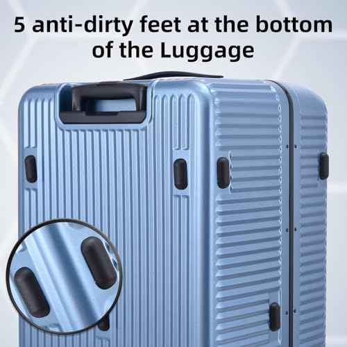 29 Inch Aluminum Frame Checked Luggage Top Opening
