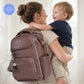 Boss Plus Large Diaper Bag Backpack with 19 Pockets
