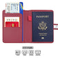 Premium Leather Passport Holder Covers Case
