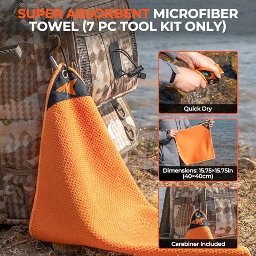 ToughTide 7pc Fishing Tool Kit (7 Count)