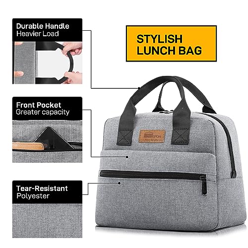 Insulated Lunch Bag for Women Men