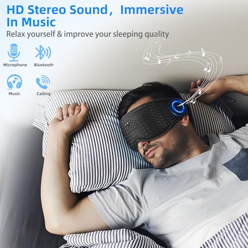 Sleeping Eye Mask with Headphones
