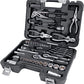 65 Piece General Household Home Repair and Mechanic's Hand Tool Kit Set with Storage Case (65 Count)