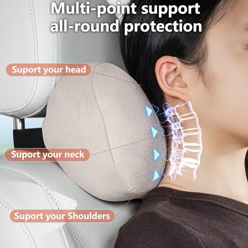 Car Neck Pillow Seat Ergonomic Design Memory Foam