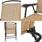 Patio Folding Chair Deck Sling Chair (2 Count)