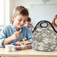 Neoprene Lunch Tote Insulated Thermal Reusable Lunch Bag Box for Boys Men with Zipper