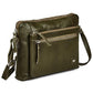 Leather Crossbody Bags for Women Small Soft Genuine Pebbled Sling Shoulder Handbag Crossover Purse with Full Adjustable Strap