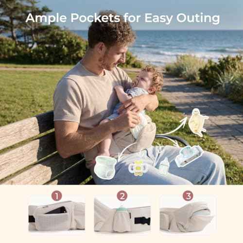 Baby Carrier with Hip Seat