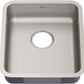 KRAUS Dex 17-inch Undermount 16 Gauge Stainless Steel Single Bowl ADA Kitchen Sink, KA1AS17B