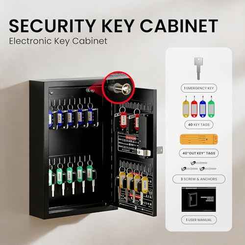 Electronic 40 Key Cabinet