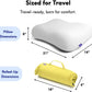 Cushion Lab Travel Deep Sleep Pillow – Compact Memory Foam Neck Pillow for Sleeping, Portable Pillow for Hotels, Camping, Side & Back Sleepers, On-The-Go – Spark