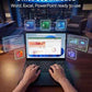 15.6'' AI Laptop with Office 365 12GB RAM 256GB SSD Win 11 Laptops