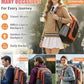 Backpack Bookbag for College Sturdy Travel Business Hiking Fit Laptop Up to 15.6 Inch Multi Compartment Gifts for Men Women Night Light Reflective