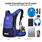 Insulated Hydration Backpack Pack with 3L BPA Free Leak Proof Water Bladder