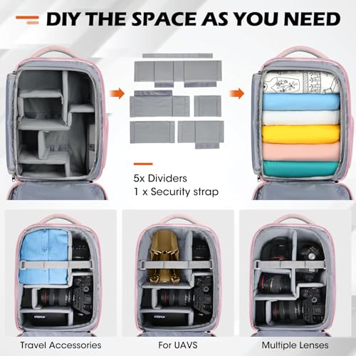 Camera Bag Backpack Professional for DSLR SLR Mirrorless Camera