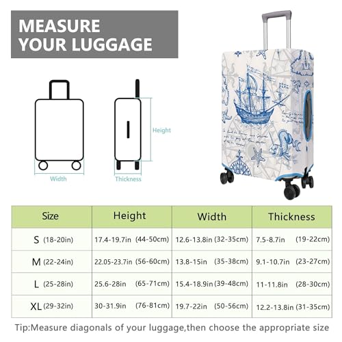 Travel Luggage Cover Suitcase Protector Fits 18