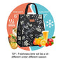 Lunch Bags for Women Insulated Reusable Lunch Tote with Internal Pocket