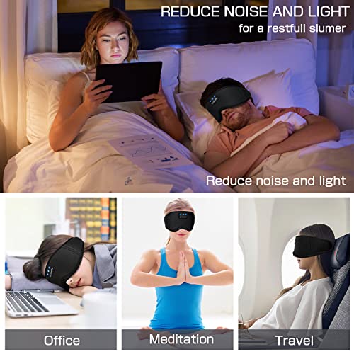 Sleep Headphones Sleep Mask with Bluetooth Headphones